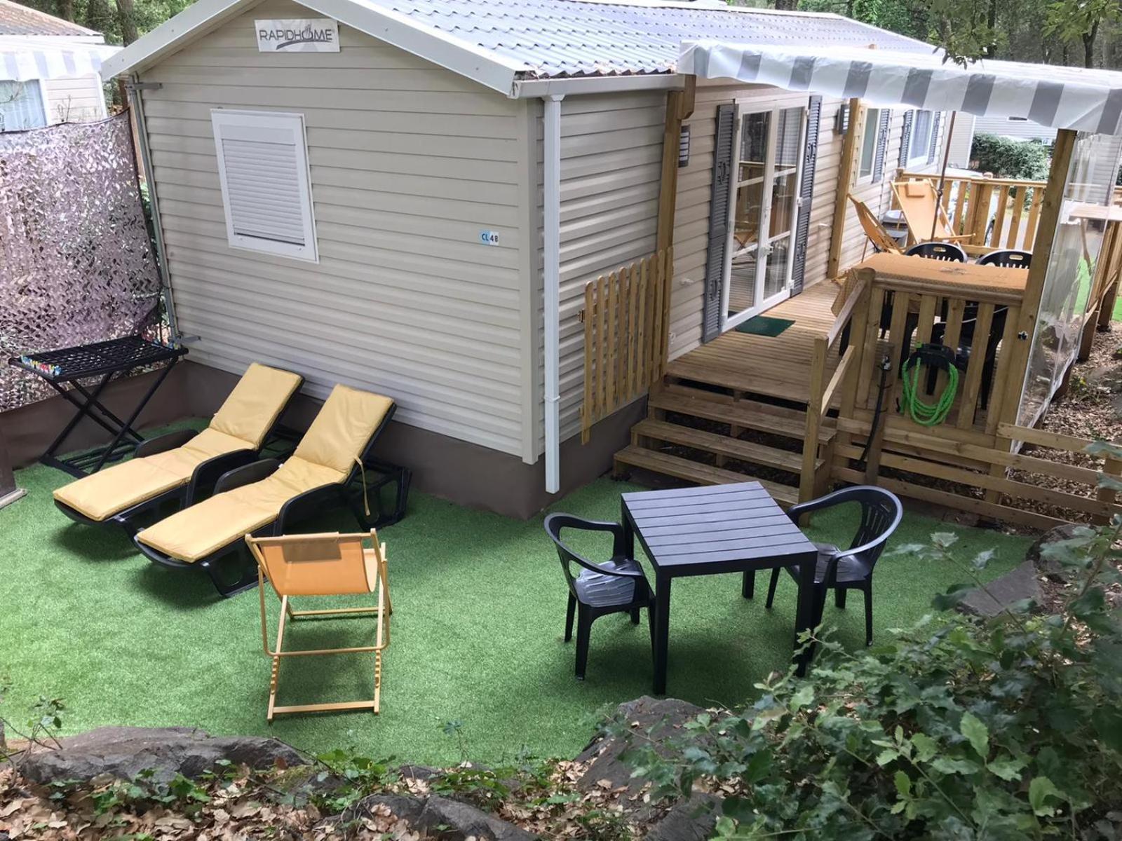 Mobil Home Tout Confort 3 Chambres Camping Les Pierres Couchees Сен-Бревен-ле-Пен Екстер'єр фото