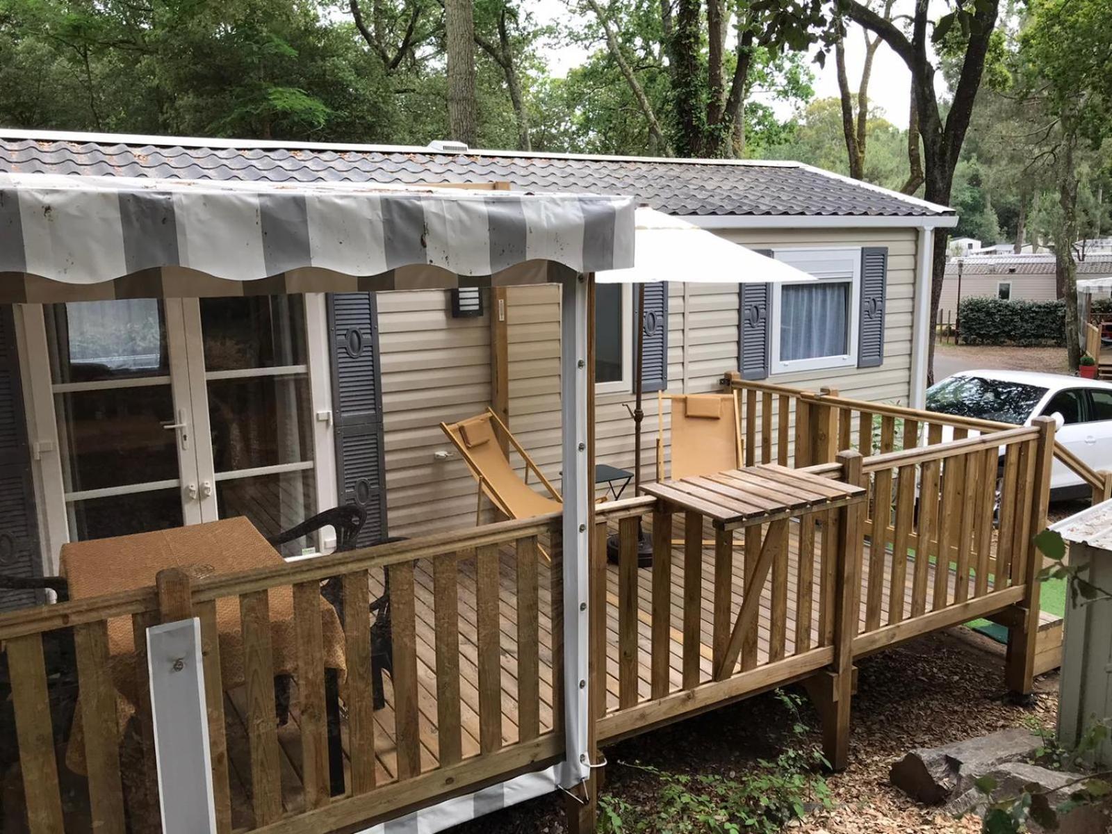 Mobil Home Tout Confort 3 Chambres Camping Les Pierres Couchees Сен-Бревен-ле-Пен Екстер'єр фото
