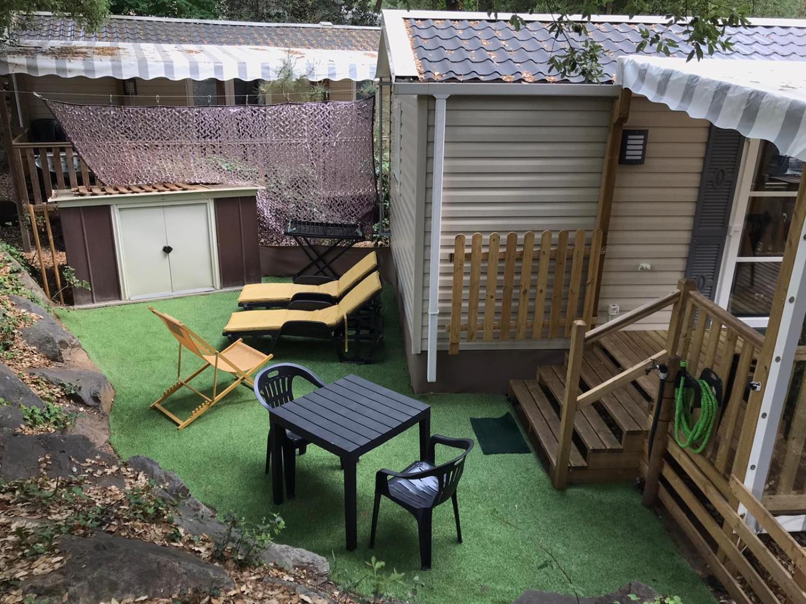 Mobil Home Tout Confort 3 Chambres Camping Les Pierres Couchees Сен-Бревен-ле-Пен Екстер'єр фото